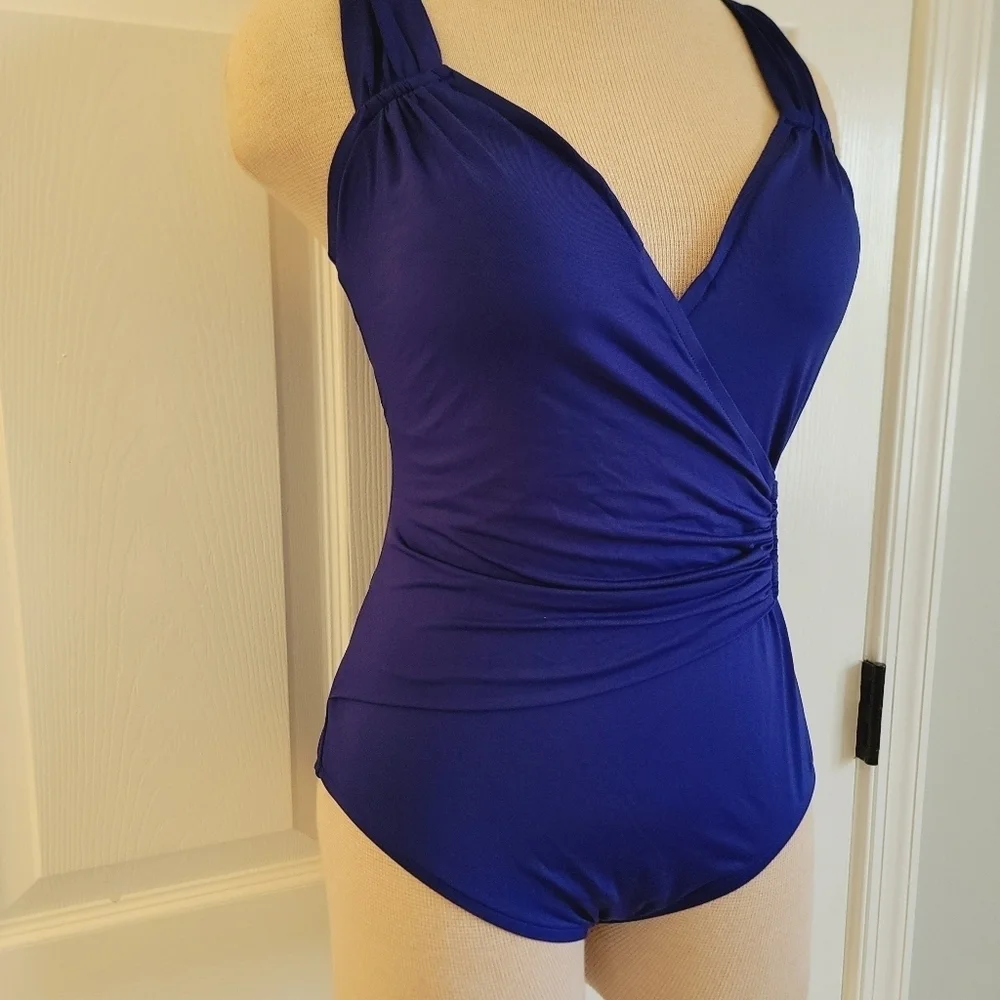 Badgley Mischka Victoria One Piece Swim Suit 8